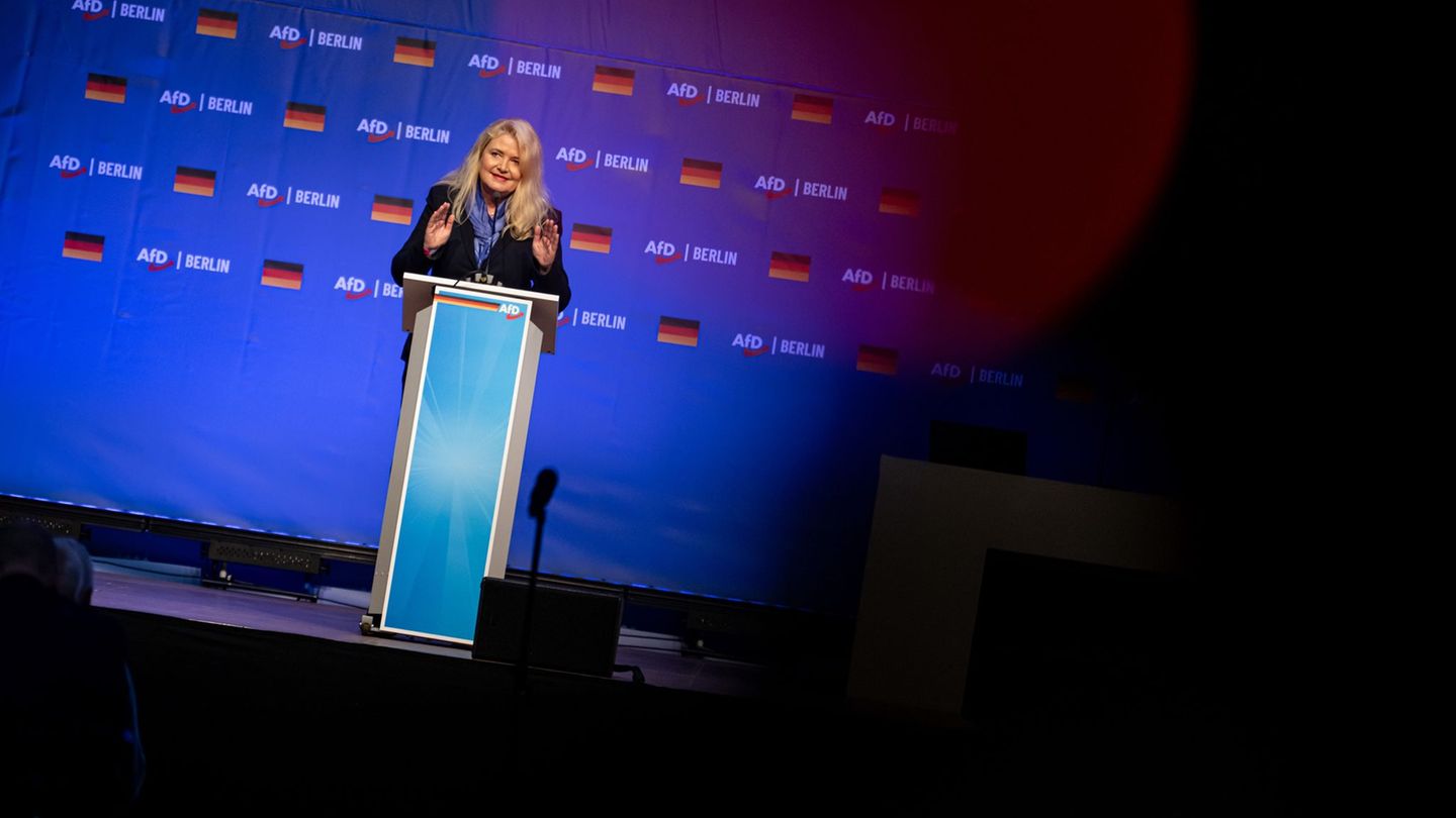 Parteitag: Brinker führt AfD als Spitzenkandidatin in Berlin-Wahl